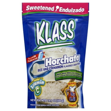 Klass Beverage Mix Horchata Sweetened 14.1 oz (Pack of 6)