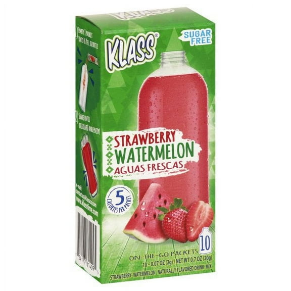 Klass Watermelon Straw. SS 0.07oz 12 OS