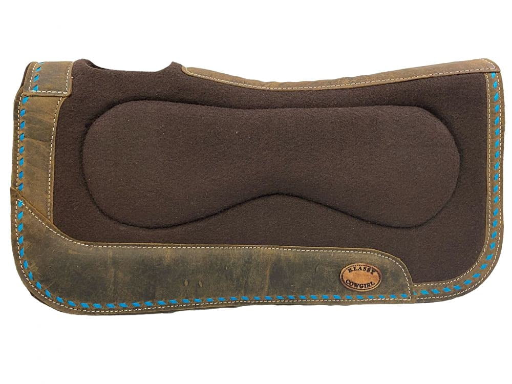 New! KC-3921 Klassy Cowgirl 28x30 Barrel Style 1” felt pad main image 1