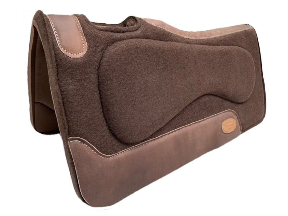 Tapis De Selle Klassy Cowgirl – Noir, Feutre Et Néoprène – Neuf Sous Emballage