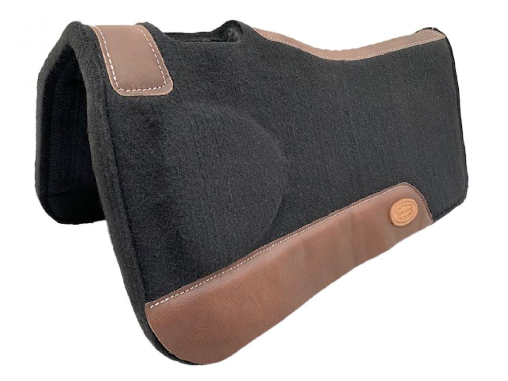 Pad De Selle Klassy Cowgirl En Feutre/Cuir - Modèle 65008 - Neuf