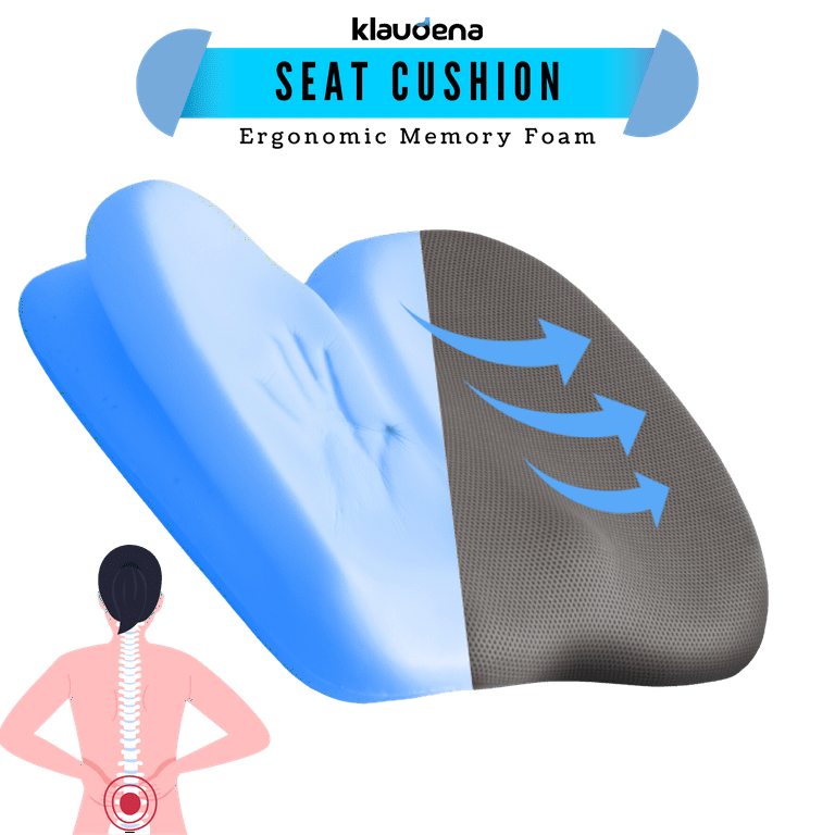Seat Cushion for Tailbone Pain Relief, Pressure Relief Seat Cushion, Seat  Cushions for Office Chairs, Memory Foam Coccyx Cushion Tailbone Pain