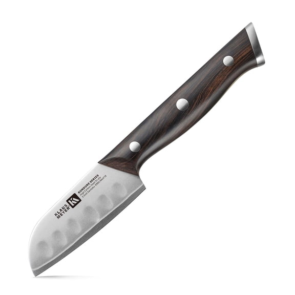 Klaus Meyer Rondure High Carbon Tri-ply Steel 3 inch Santoku Kitchen Chef Knife