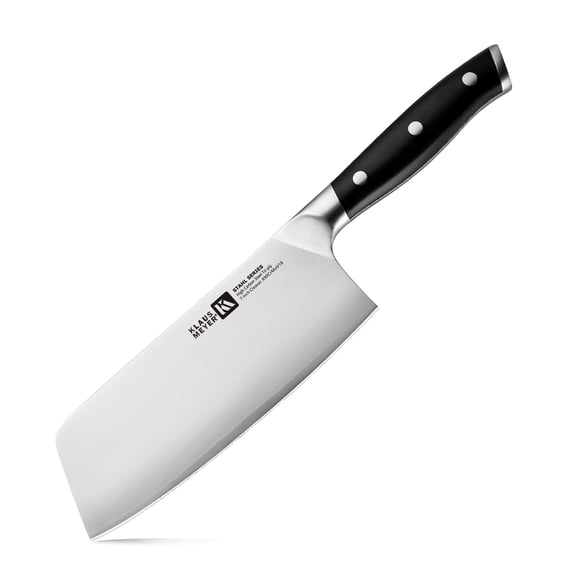 Klaus Meyer Stahl High Carbon Tri-ply Steel 7 inch Cleaver Knife