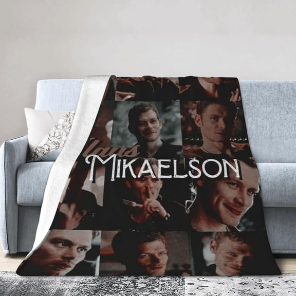 Klaus Mikaelson Fleece Blanket Throw Blanket for Couch - Cozy Luxury Bed Blanket Microfiber and Throws for Sofa