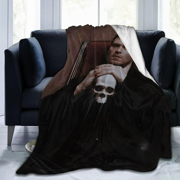 Klaus Mikaelson Fleece Blanket Throw Blanket for Couch - Cozy Luxury Bed Blanket Microfiber and Throws for Sofa