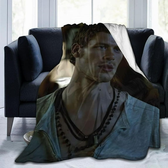 Klaus Mikaelson Fleece Blanket Throw Blanket for Couch - Cozy Luxury Bed Blanket Microfiber and Throws for Sofa