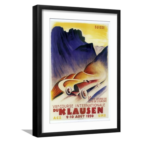 Art.com Klausen Giclee Print by Vintage Apple Collection, Black Frame Wall Art, 17" x 23"