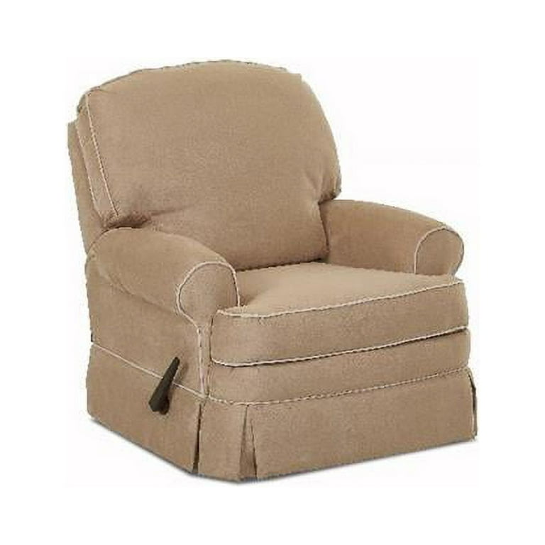 Klaussner Furniture 012013207802 Bingham Swivel Gliding Reclining Chair Khaki 39 x 36 x 36 in
