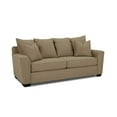 thumbnail image 1 of Klaussner Furniture 012013371886 Heather Sofa in Microsuede Cappucino - 40 x 37 x 86 in., 1 of 1