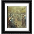 thumbnail image 1 of Klavdy Lebedev 2x Matted 20x22 Black Ornate Framed Art Print 'Assembly of Peter I', 1 of 2