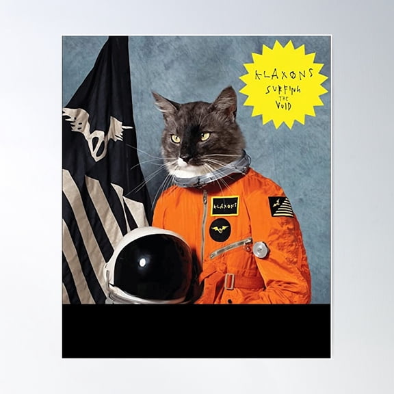 Klaxons Surfing The Void Poster Wall Art, Modern Wall Decor For Living Room Bedroom, 12x18 UNFRAMED