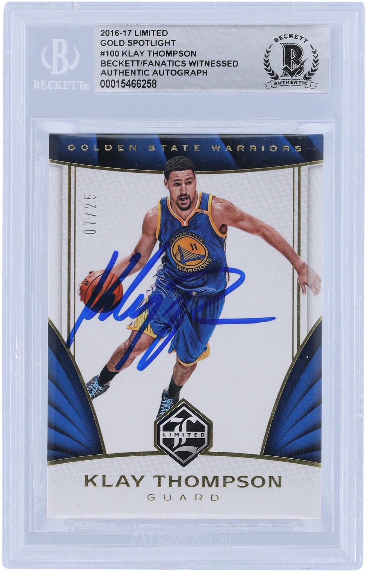 Klay 2016-17 Thompson Panini NBA State Golden Warriors Basketball