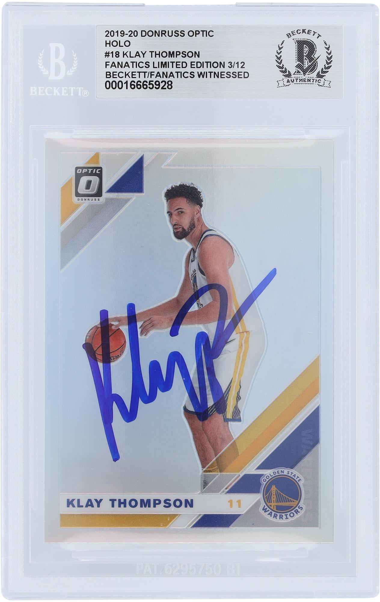 Klay Thompson #10/99 Autographed 【公式通販】