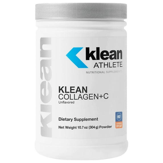 Klean ATHLETE Klean Collagen+C | Collagen Peptides with Vitamin C for Joint and Connective Tissue Support | 10.7 Ounces | Unflavored