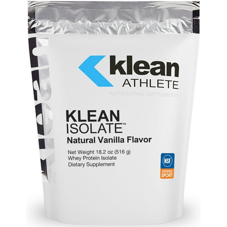 Klean ATHLETE Klean Isolate - Whey Protein Isolate - Daily Protein & Amino Acid - Intake for Muscle Integrity* - NSF Certified for Sport - 20 Servings - Natural Vanilla Flavor