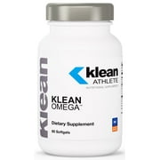 Klean ATHLETE Klean Omega | Pure Fish Oil in Triglyceride Form to Support Cardiovascular, Neurological and Joint Health | NSF Certified for Sport | 60 Softgels