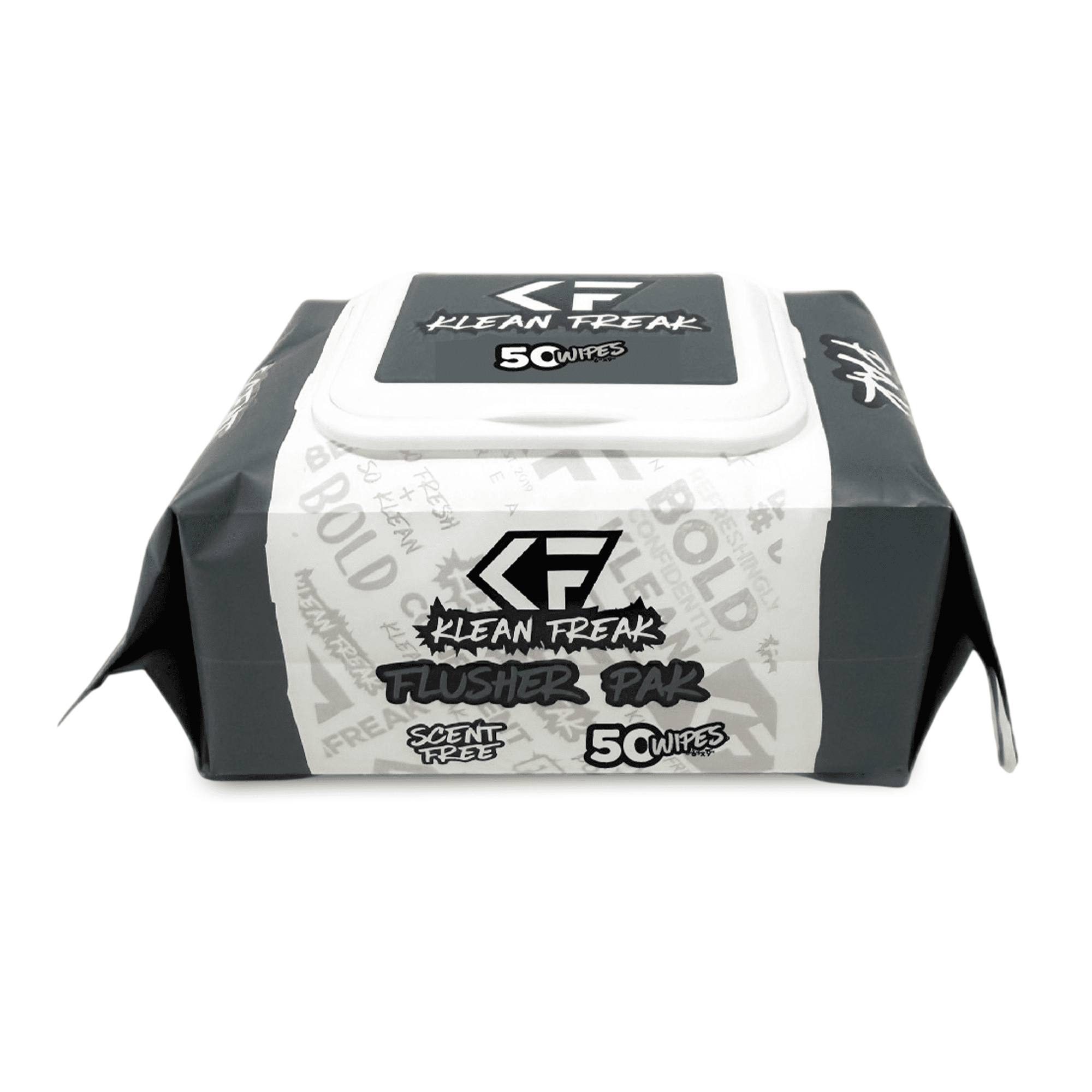 Klean Freak Flushable Wipes, Scent Free, 50 Wipes, Biodegradable