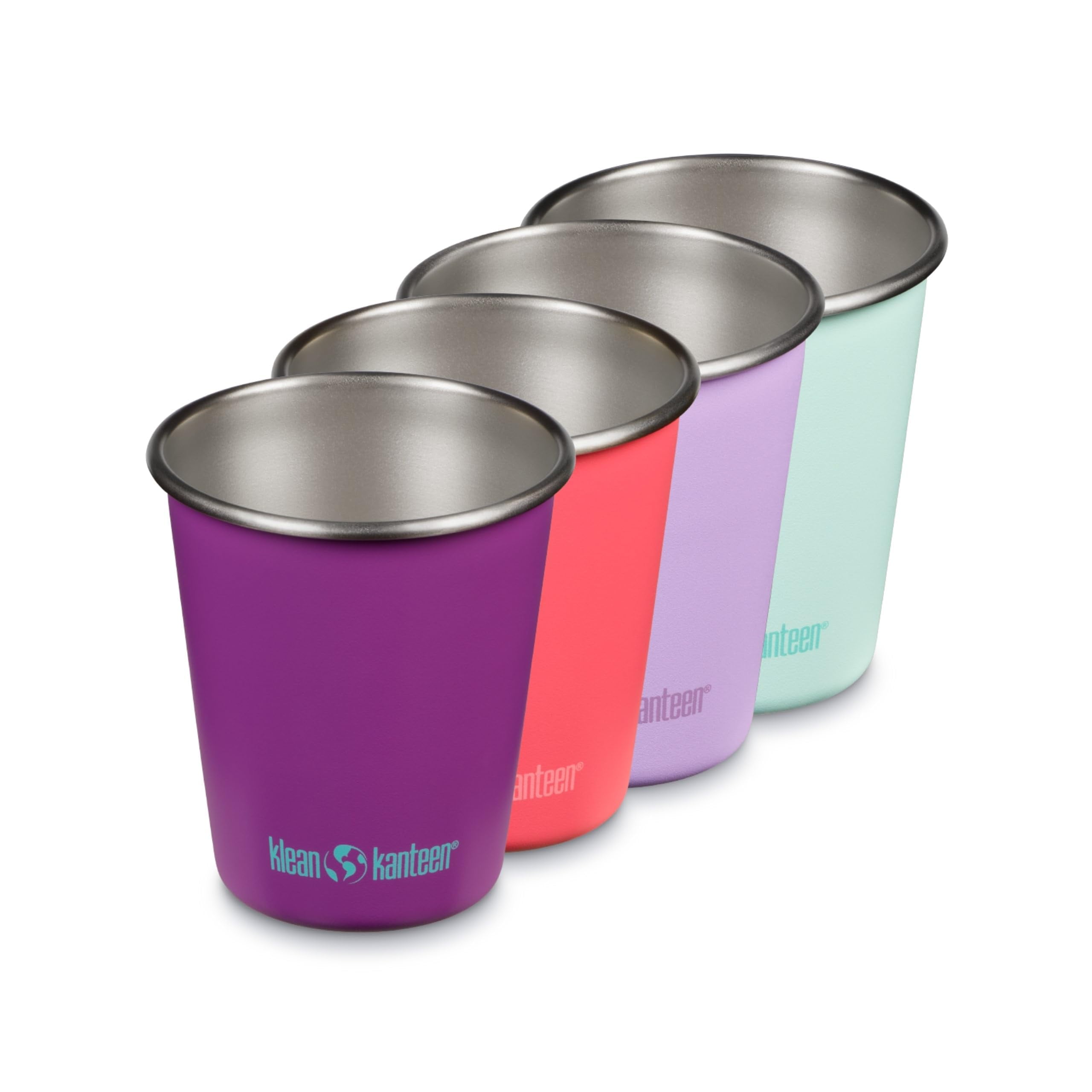 Klean Kanteen, Stainless Steel Cup, 10 oz, Pack of 4 - Walmart.com
