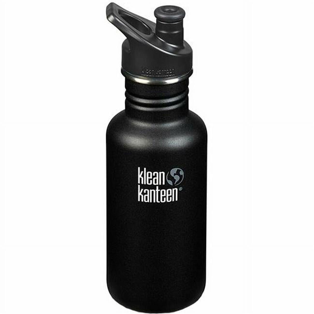 Klean Kanteen 18 oz classic water bottle with Sport Cap non-insulated
