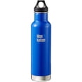 thumbnail image 1 of Klean Kanteen 1003103 Classic Stainless Steel Double Wall Insulated Water Bottle with Loop Cap, Coastal Waters, 1 of 11