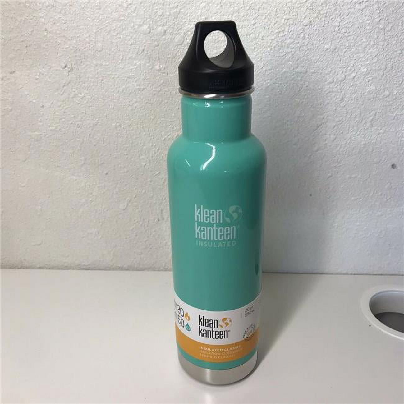 https://i5.walmartimages.com/seo/Klean-Kanteen-1003104-20-oz-Classic-Stainless-Steel-Double-Wall-Insulated-Water-Bottle-with-Loop-Cap-44-Sea-Crest_ea5e452e-4610-4c4d-a5f3-75f54c5f0ca5.dc7209c4a8585cbd8029c4e0048c85e9.jpeg