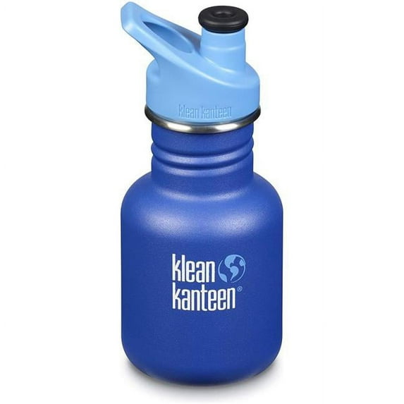 Klean Kanteen 1005705 12 oz Kid Classic Bottle with Kid Sport Cap 3.0, Surfs Up