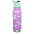 thumbnail image 1 of Klean Kanteen 12 oz. Kid's Insulated Narrow Bottle w/ Sport Cap - Unicorns, 1 of 7