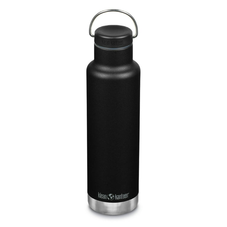 Klean Kanteen 20 Oz Classic Loop Top Black - Walmart.com