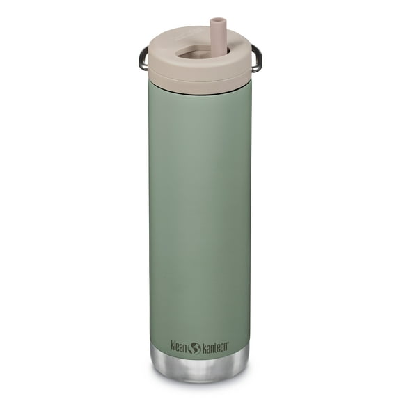 Klean Kanteen 20 fl oz Insulated Water Bottle Twist Cap Sea Spray, 1