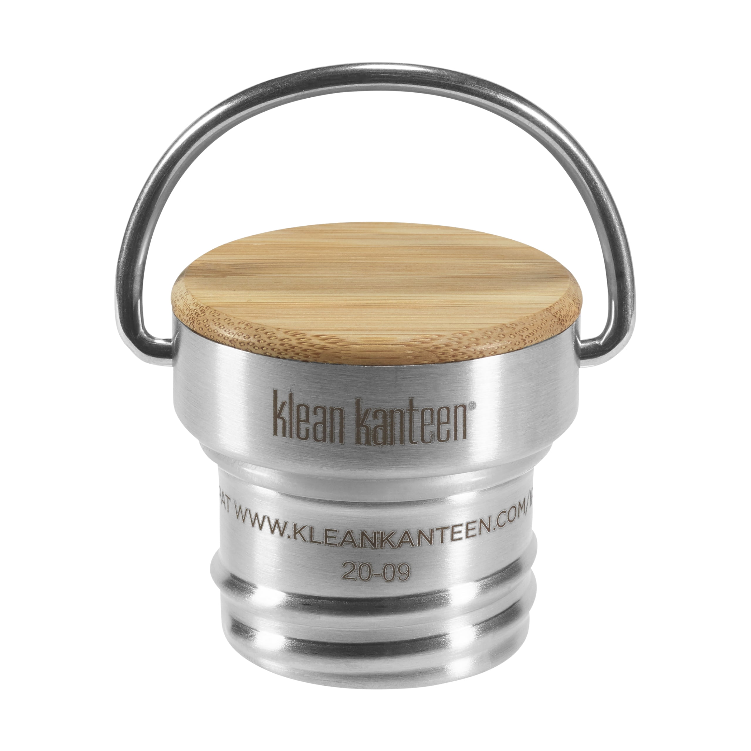 Klean Kanteen Bamboo Cap LeakProof, Stainless Steel Water Bottle Lid