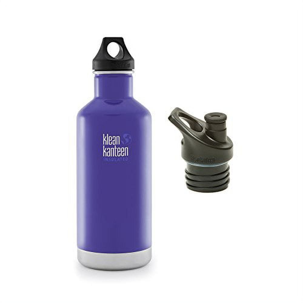 Klean Kanteen Classic Insulated Bottle Bundle with 2 Caps (Quiet