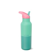 Klean Kanteen Rise Classic Insulated Water Bottle - Keep Drinks Cold for 42 Hours - Stainless Steel - Insulated Water Bottle - Leakproof - Flip Seal Sport Cap - 16 oz - Bay Kaleidoscope