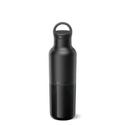 Klean Kanteen Rise Classic Insulated Water Bottle - Keep Drinks Cold for 65 Hours - Stainless Steel - Insulated Water Bottle - Leak & Sweat-Proof - Arch Loop Cap - 20 oz - Black