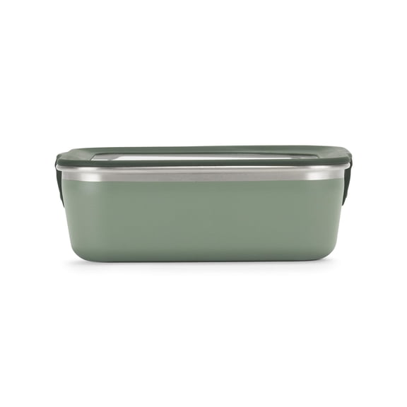 Klean Kanteen Rise Food Box - Lunch - Reusable Food Container for Meal Prep, Lunch & More - Stainless Steel Construction - Dishwasher Safe - Sea Spray, 23 oz