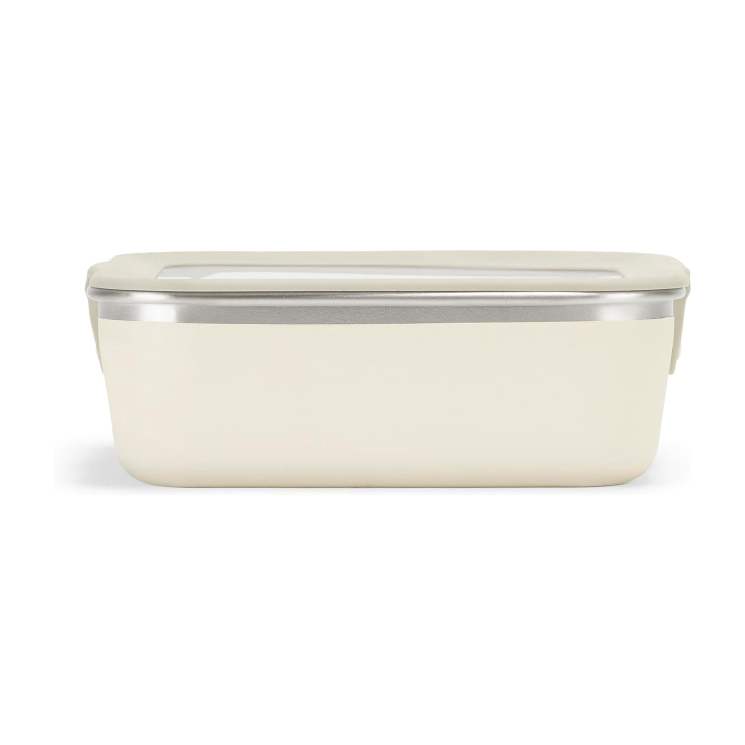Klean Kanteen Rise Food Box - Lunch - Reusable Food Container for Meal Prep, Lunch & More - Stainless Steel Construction - Dishwasher Safe - Tofu, 23 oz