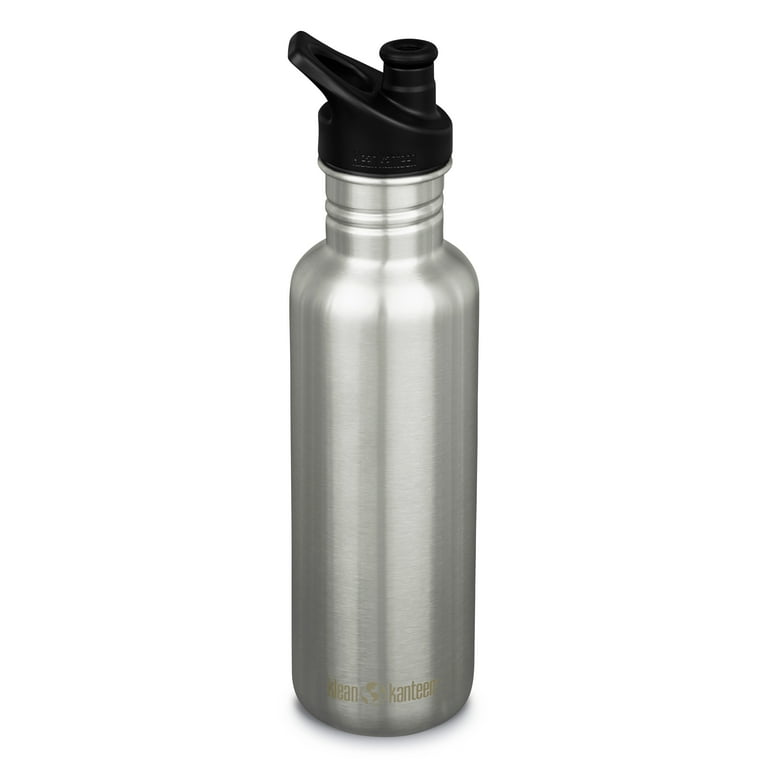 Klean Kanteen Stainless Steel Single Wall Water Bottle Sport Cap
