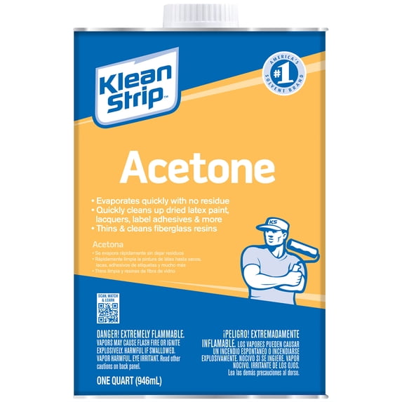 Klean Strip Acetone, Special-purpose Thinner 1 Quart