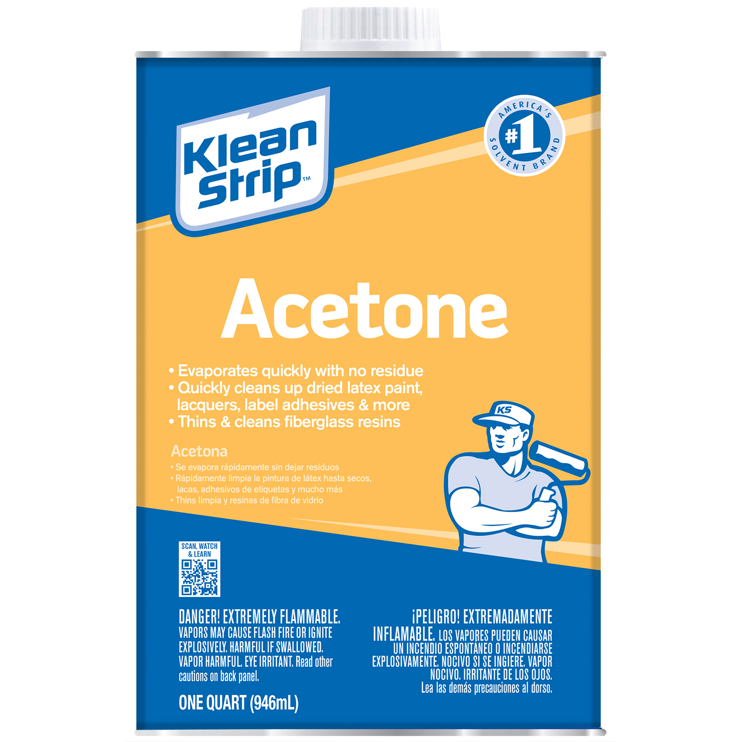 Klean Strip Acetone, Special-purpose Thinner 1 Quart