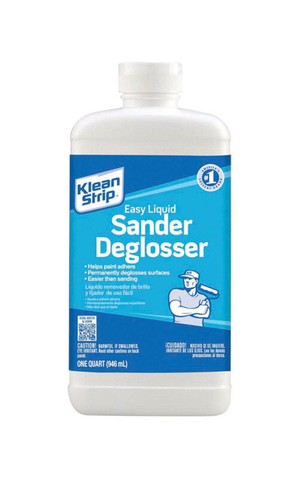 Klean Strip Green Easy Liquid Sander Deglosser, 1 Quart, Low Odor ...