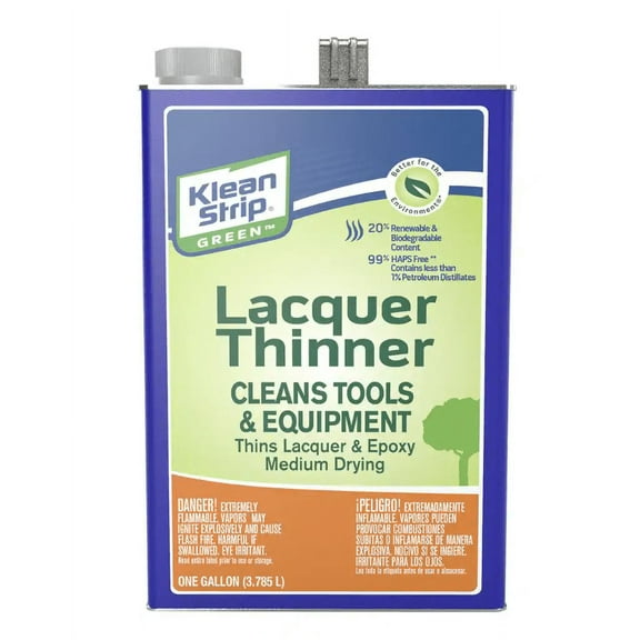 Klean Strip GKGL75008 Lacquer Thinner, Liquid, Water White, 1 gal, Can