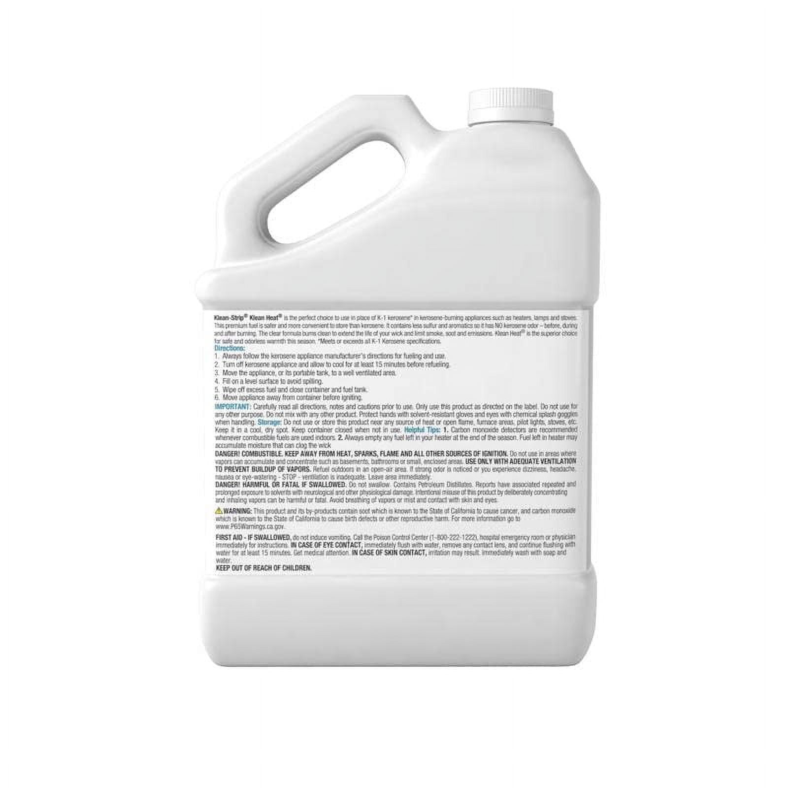 Klean Strip Kerosene Alternative for Lamps/Stoves 1 Gallon Pack of 4