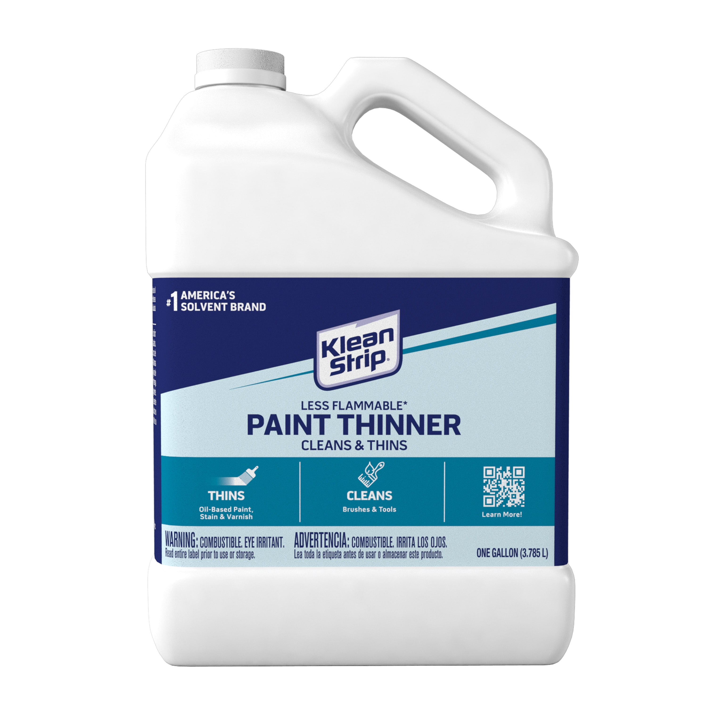 KleanStrip Less Flammable Paint Thinner, 1 Gallon