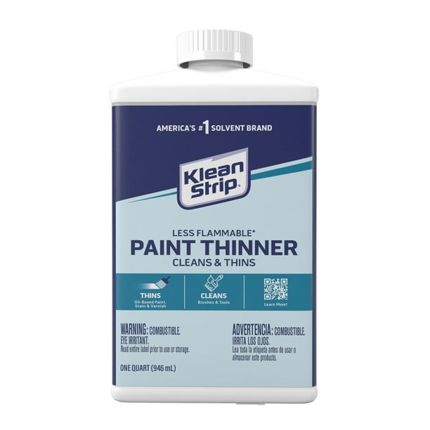 KleanStrip® Less Flammable Paint Thinner, 1 Quart