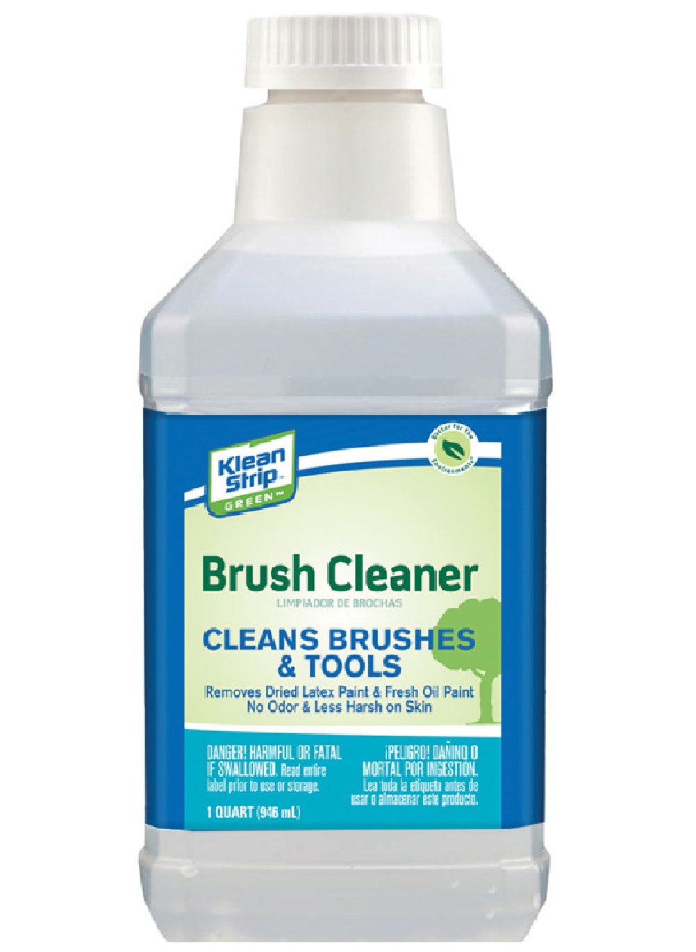Klean Strip QKGB751 Brush Cleaner, White, 1 Quart, Each