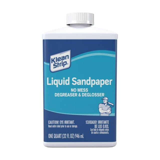 KleanStrip QWN285 Quart Easy Liquid Sander Deglosser BE4