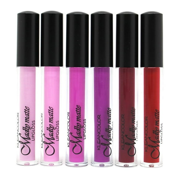 KleanColor Madly Matte Lip Gloss Set 6-Pack