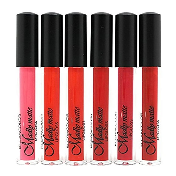 KleanColor Madly Matte Lip Gloss Set 6-Pack
