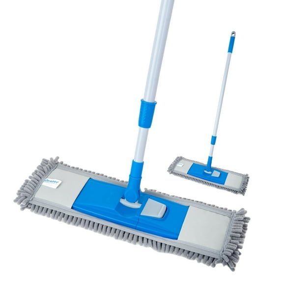 Kleaner 360 Swivel Microfiber Floor Mop with Extendable Handle, Washable Pads, Tile Cleaner ,