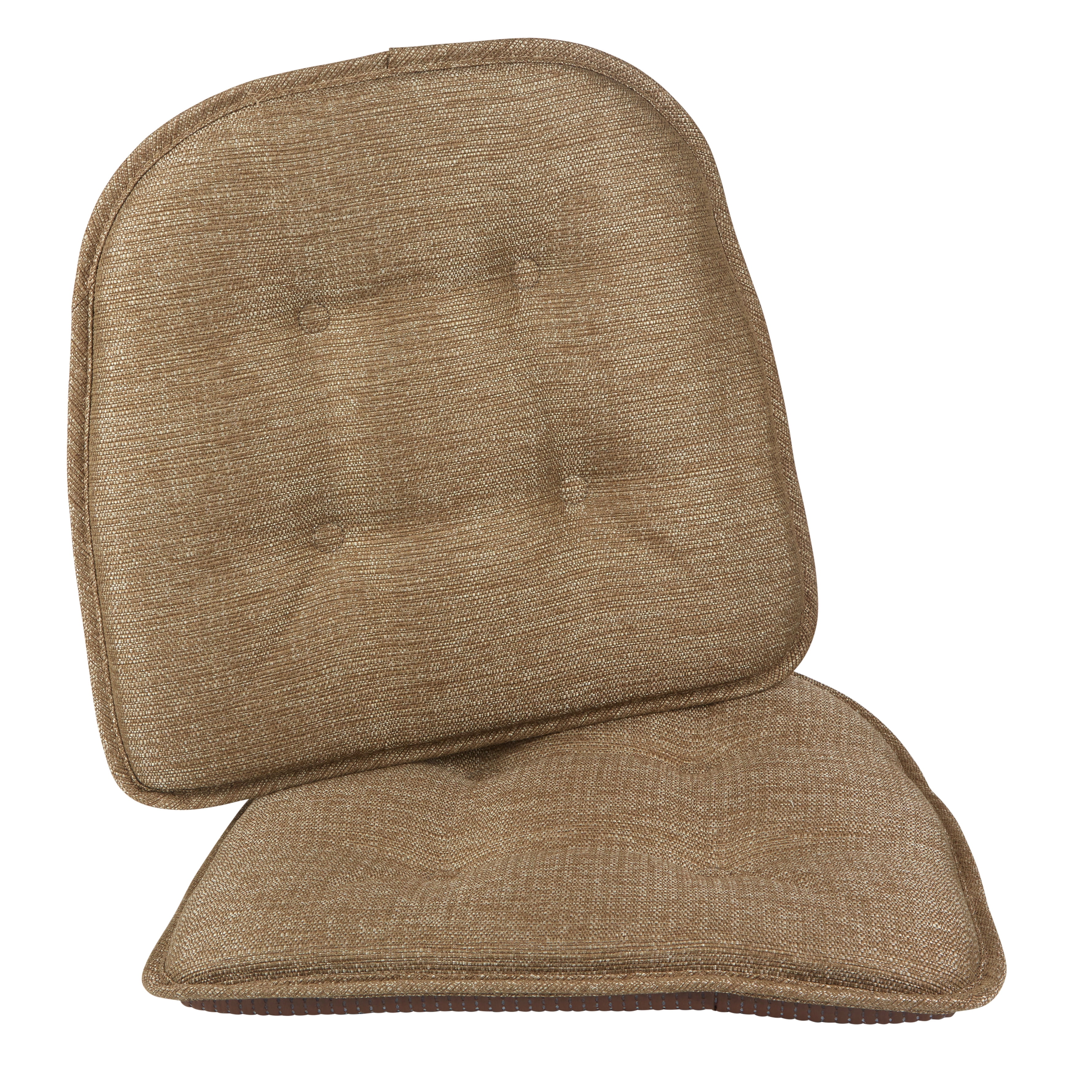 Klear Vu Twillo Large Overstuffed Non-Slip Gripper Chair Pad Cushion, 17 x 17, 1 Chairpad, Thyme